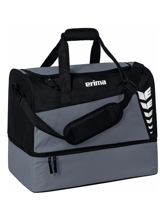 Zdjęcie produktu erima Torba sportowa "Six Wings" w kolorze szarym rozmiar: M