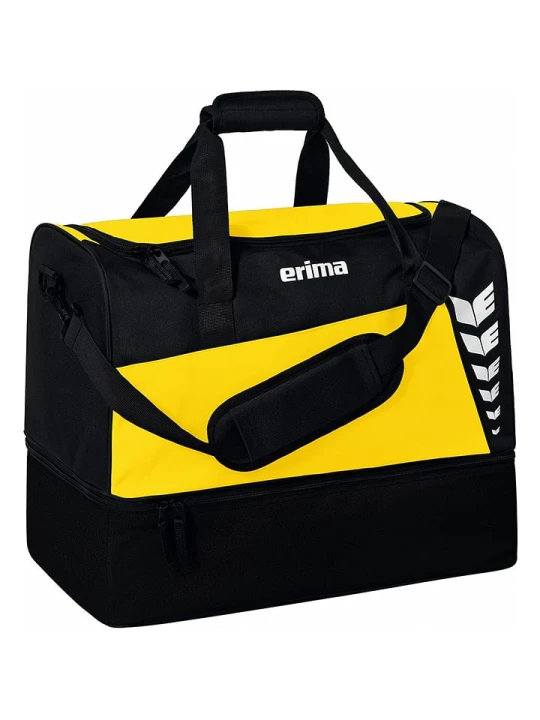 Zdjęcie produktu erima Torba sportowa "Six Wings" w kolorze żółtym rozmiar: M
