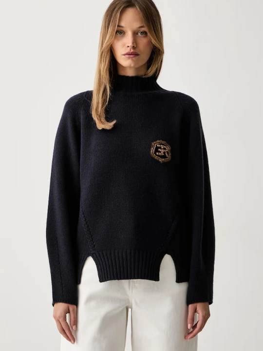 Zdjęcie produktu ERMANNO Firenze sweter damski granatowy