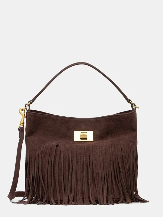 Zdjęcie produktu ERMANNO Firenze torebka crossbody damska skórzana brązowy