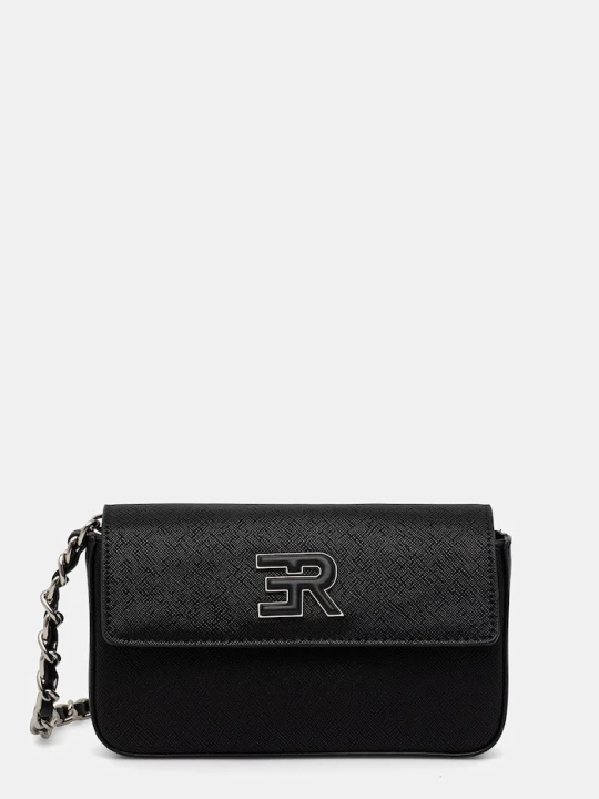 Zdjęcie produktu ERMANNO Firenze torebka crossbody damska z imitacji skóry czarny