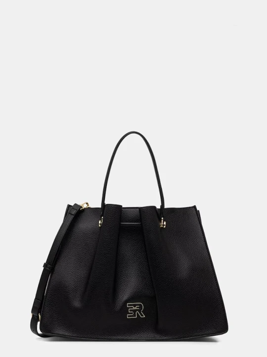 Zdjęcie produktu ERMANNO Firenze torebka shopper damska z imitacji skóry czarny