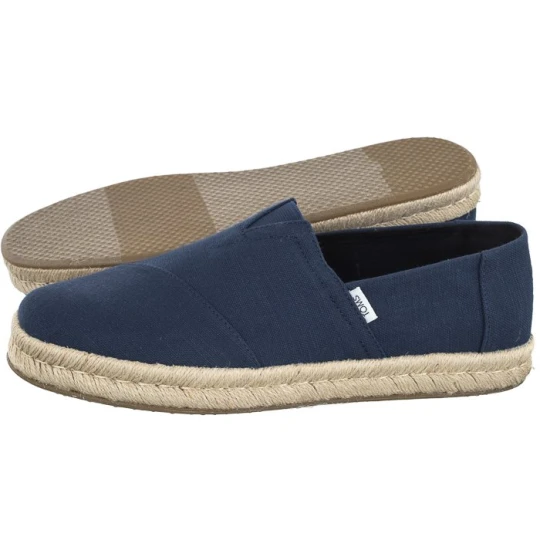 Zdjęcie produktu Espadryle Alp Rope 2.0 Navy Recycled Cotton Slubby Woven 10019870 (TS38-a) Toms