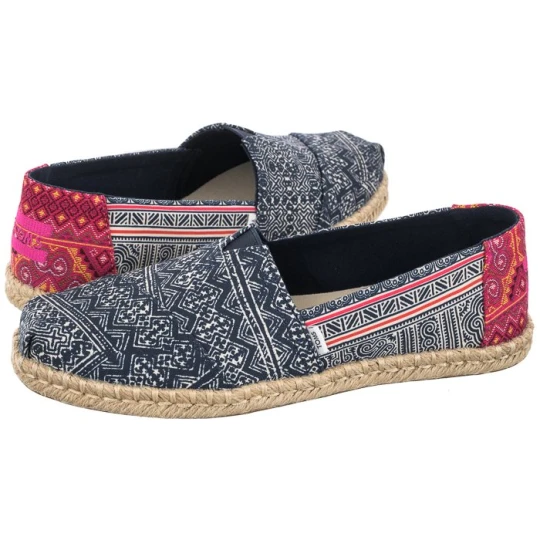 Zdjęcie produktu Espadryle Alpargata Rope Indigo Floral Hmong Print 10016263 (TS28-a) Toms