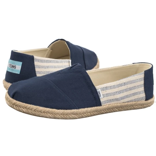 Zdjęcie produktu Espadryle Alpargata Rope Navy Recycled Cotton University Stripes 10019683 (TS31-b) Toms