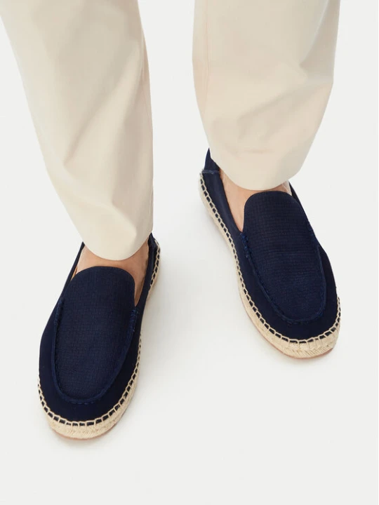 Zdjęcie produktu Espadryle BOSS Madeira Mocc 50563149 Granatowy