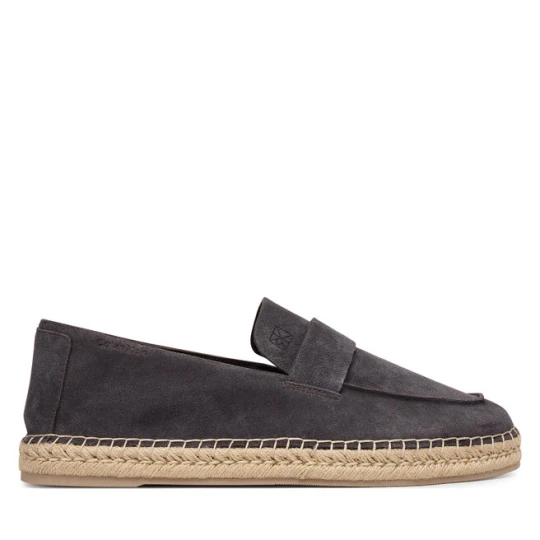 Zdjęcie produktu Espadryle Calvin Klein Espadrille Loafer Band Su HM0HM02072 Szary
