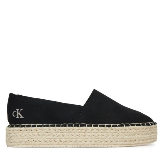 Zdjęcie produktu Espadryle Calvin Klein Jeans Flatform Esdparille Mg/Hdw YW0YW01737 Czarny