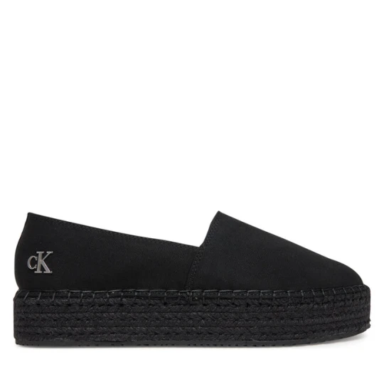 Zdjęcie produktu Espadryle Calvin Klein Jeans Flatform Esdparille Mg/Hdw YW0YW01737 Czarny