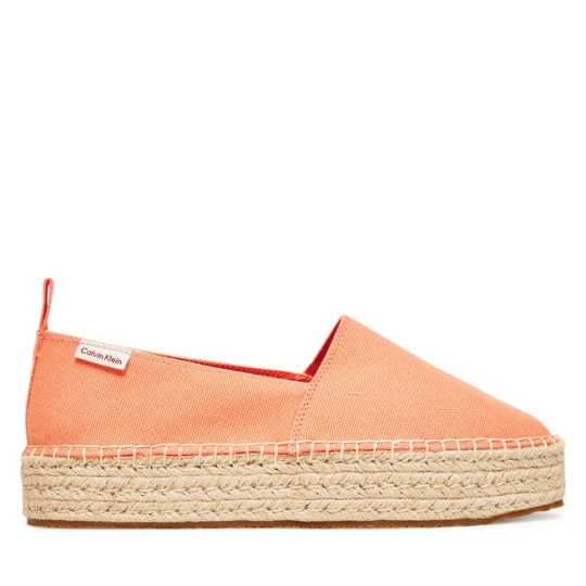 Zdjęcie produktu Espadryle Calvin Klein Jeans Platform Espadrille Ml Cs YW0YW01871 Pomarańczowy