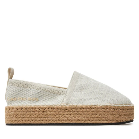 Zdjęcie produktu Espadryle Calvin Klein Jeans Platform Espadrille Uc YW0YW01377 Écru Kremowy