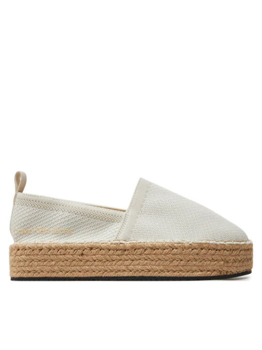 Zdjęcie produktu Espadryle Calvin Klein Jeans Platform Espadrille Uc YW0YW01377 Écru Kremowy