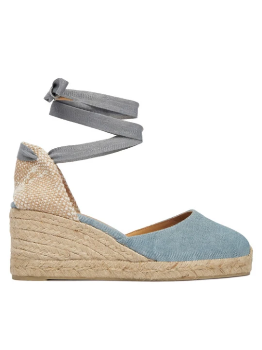 Zdjęcie produktu Espadryle Castañer Carina 21644 Niebieski jasny