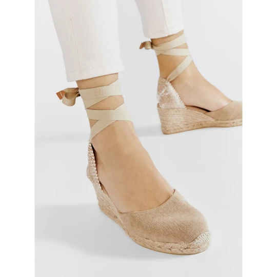 Zdjęcie produktu Espadryle Castañer Carina/6/002 021644-2017 Beżowy