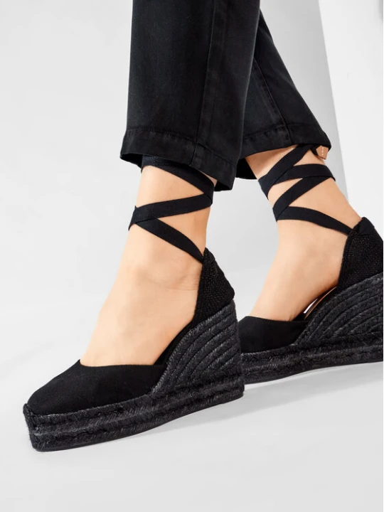 Zdjęcie produktu Espadryle Castañer Carina C/8ED/001 020966-100 Czarny