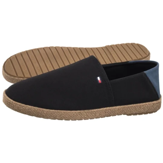 Zdjęcie produktu Espadryle Core Hilfiger Espadrille Textile Black FM0FM05792 BDS (TH1480-a) Tommy Hilfiger