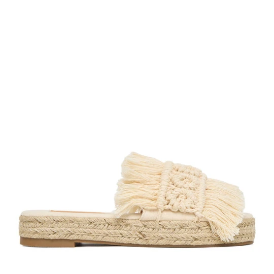 Zdjęcie produktu Espadryle DeeZee S294 Écru Kremowy