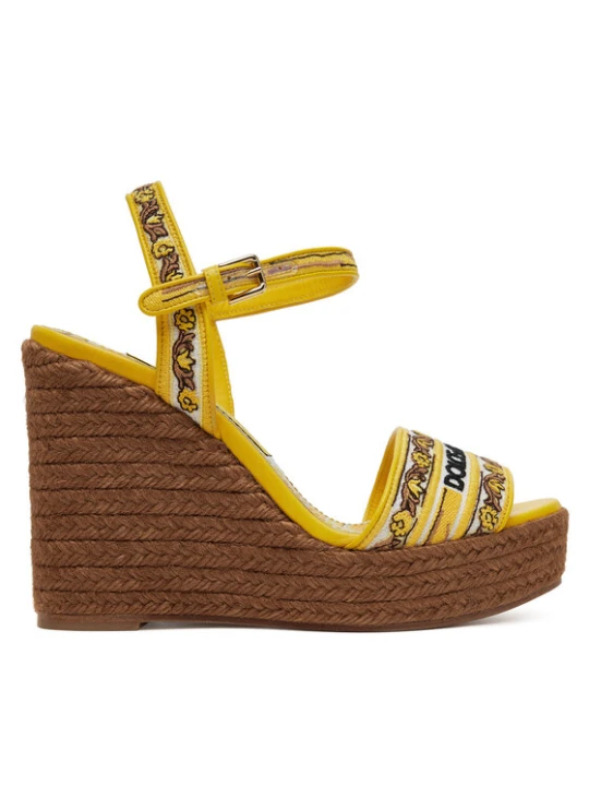 Zdjęcie produktu Espadryle Dolce&Gabbana CZ0318 AV804 Żółty Dolce & Gabbana
