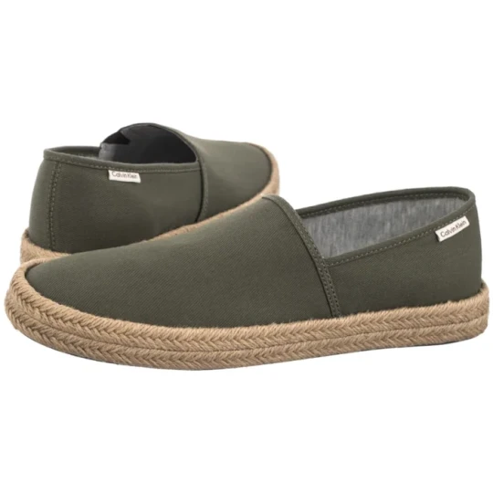 Zdjęcie produktu Espadryle Ess Espadrille Cv Deep Lichen Green HM0HM02076 LDI (CK734-a) Calvin Klein