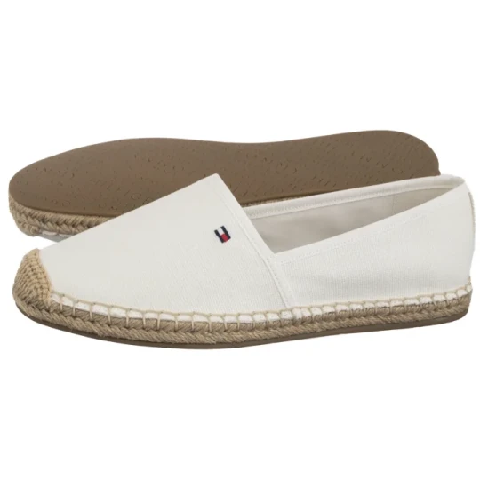 Zdjęcie produktu Espadryle Flag Canvas Espadrille Ecru FW0FW08541 YBL (TH1264-f) Tommy Hilfiger