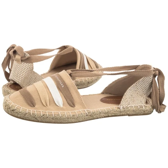 Zdjęcie produktu Espadryle Flat Espadrille T3A7-33280-0890 500 Beige (TH1076-a) Tommy Hilfiger