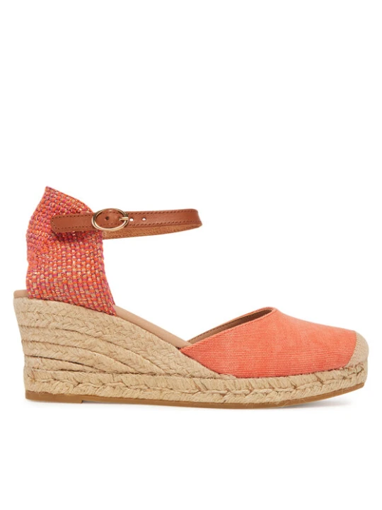 Zdjęcie produktu Espadryle Genuins Carina Canvas G106387 Pomarańczowy