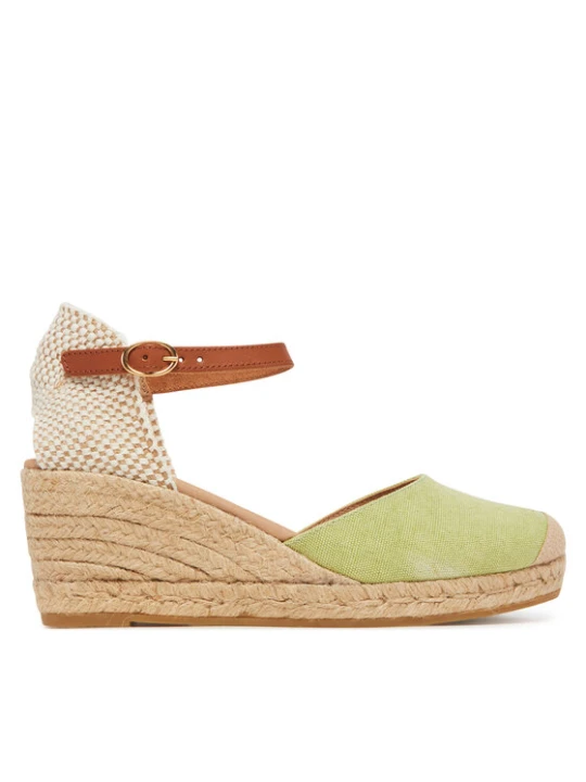 Zdjęcie produktu Espadryle Genuins Carina Canvas G106388 Zielony