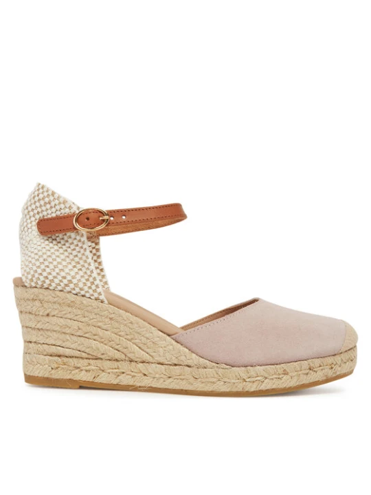 Zdjęcie produktu Espadryle Genuins Carina Velour G106385 Różowy