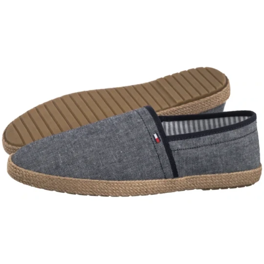 Zdjęcie produktu Espadryle Hilfiger Chambray Espadrille Desert Sky FM0FM05391 DW5 (TH1332-a) Tommy Hilfiger