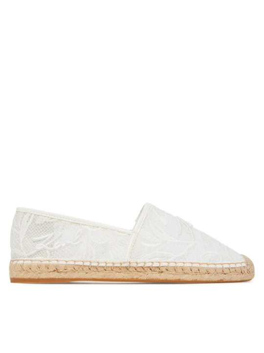 Zdjęcie produktu Espadryle KARL LAGERFELD Kamini KL80121A Biały