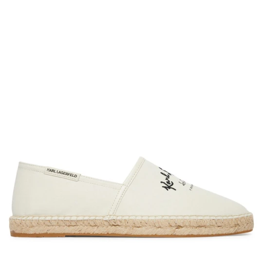 Zdjęcie produktu Espadryle KARL LAGERFELD Kamino KL70126 Kremowy