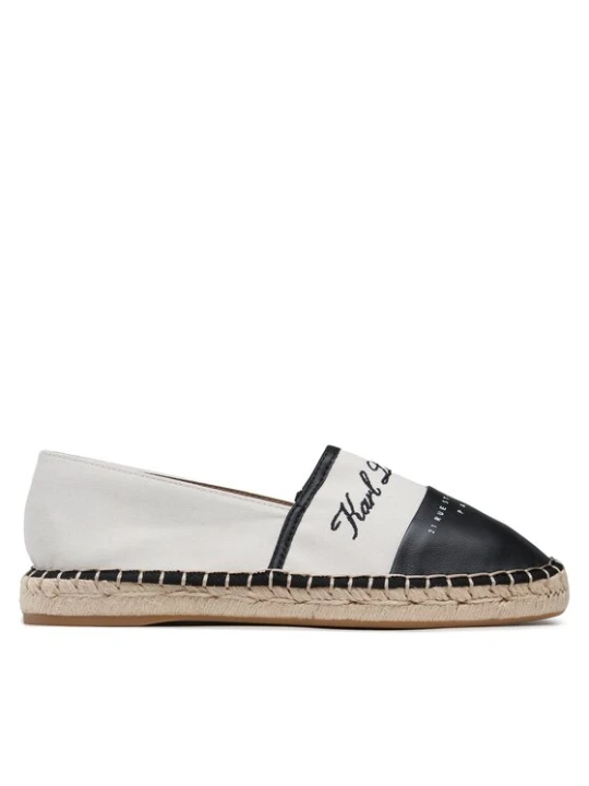 Zdjęcie produktu Espadryle KARL LAGERFELD KL80123 Écru Kremowy