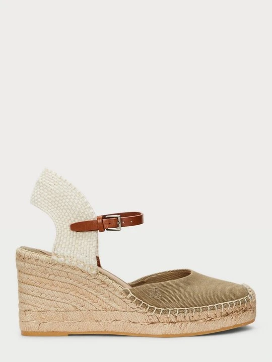 Zdjęcie produktu Espadryle Lauren Ralph Lauren oliwkowy