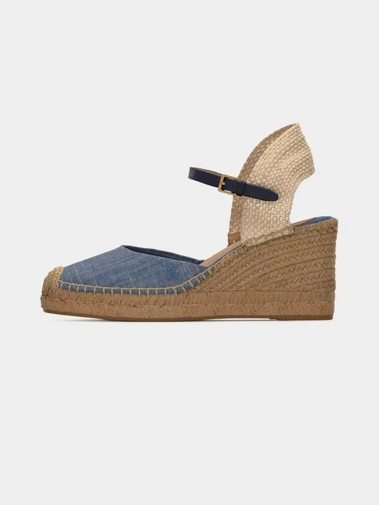 Zdjęcie produktu Espadryle Lauren Ralph Lauren jasnoniebieski denim