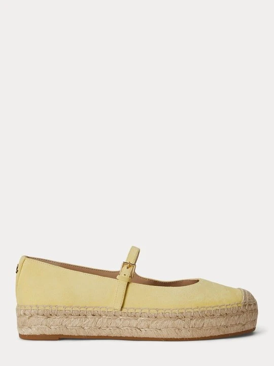 Zdjęcie produktu Espadryle Lauren Ralph Lauren jasnożółty