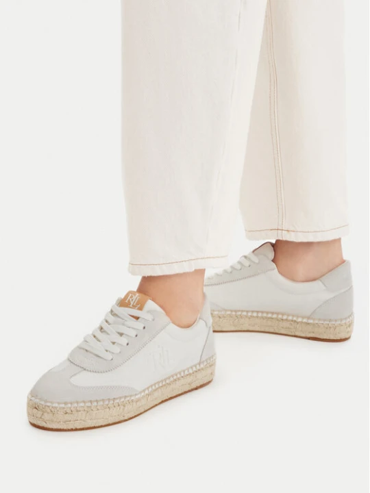 Zdjęcie produktu Espadryle LAUREN RALPH LAUREN Luize 802959230001 Biały