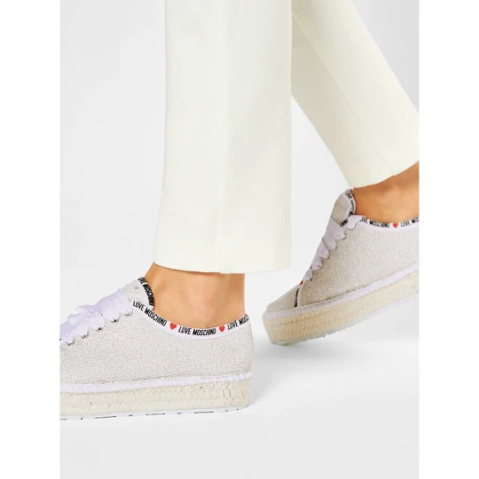 Zdjęcie produktu Espadryle LOVE MOSCHINO JA10383G0AJL010A Beżowy