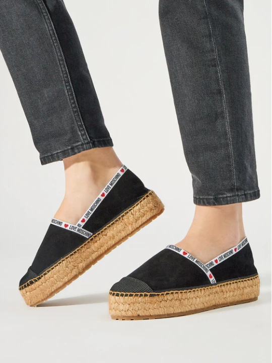 Zdjęcie produktu Espadryle LOVE MOSCHINO JA10553G0IIG0000 Czarny