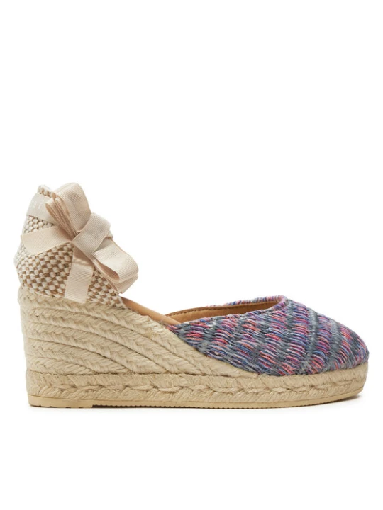 Zdjęcie produktu Espadryle Manebi Acapulco Low Wedge Espadrilles G 0.6 WL Fioletowy