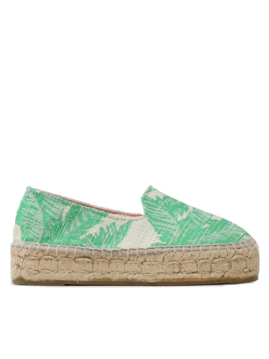 Zdjęcie produktu Espadryle Manebi Cotton Jaquard Double Sole Espadrilles G 4.8 D0 Zielony