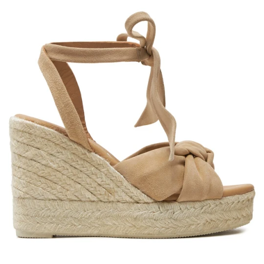 Zdjęcie produktu Espadryle Manebi Hamptons Wedge Espadrilles With Knot M 1.1 WS Beżowy