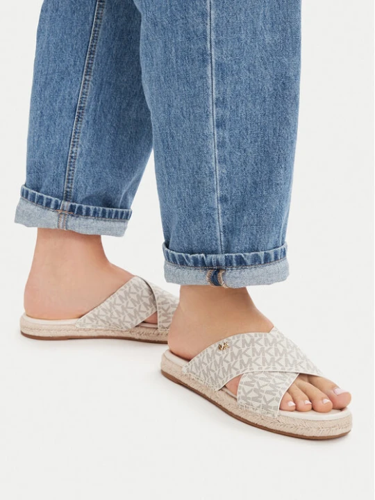 Zdjęcie produktu Espadryle MICHAEL Michael Kors Kenzie 40R6KZFS1B Kremowy