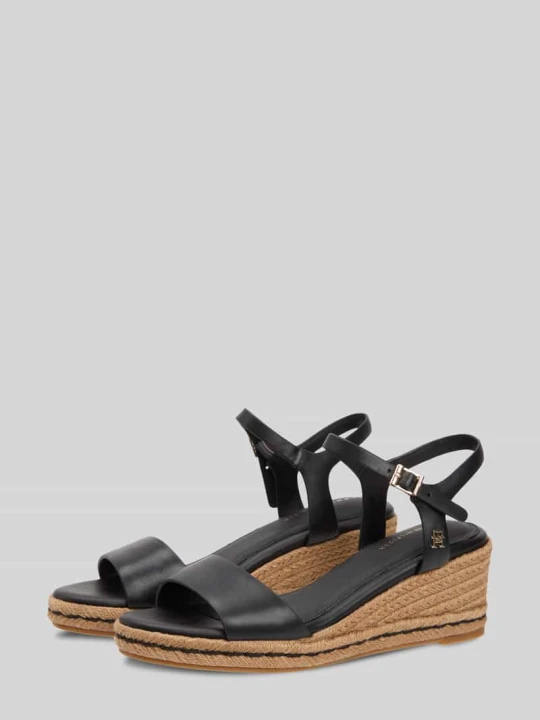 Zdjęcie produktu Espadryle na koturnie Tommy Hilfiger czarny