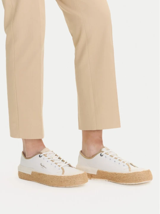 Zdjęcie produktu Espadryle Pepe Jeans Samoi Mix PLS31595 Biały
