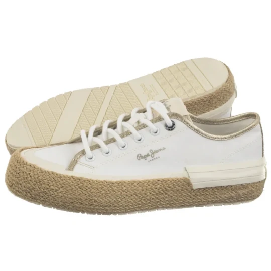 Zdjęcie produktu Espadryle Samoi Mix White PLS30595 800 (PE8-a) Pepe Jeans