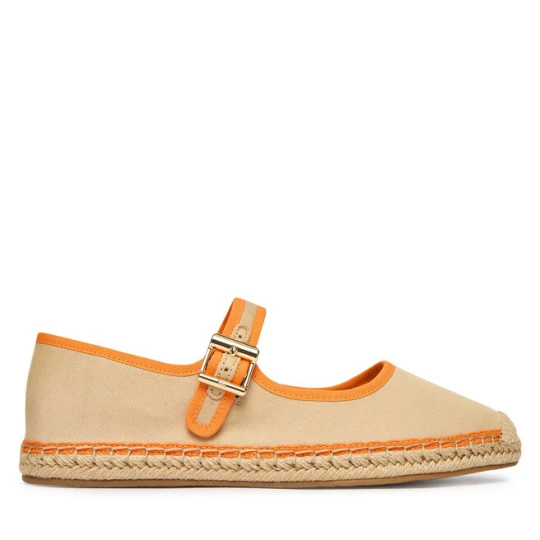 Zdjęcie produktu Espadryle Tommy Hilfiger Buckle Maryjane Espadrille FW0FW09239 Beżowy