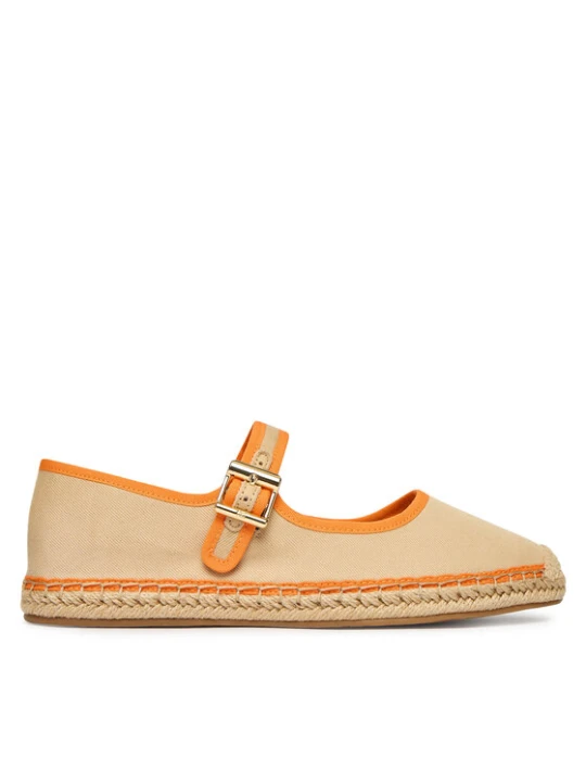 Zdjęcie produktu Espadryle Tommy Hilfiger Buckle Maryjane Espadrille FW0FW09239 Beżowy