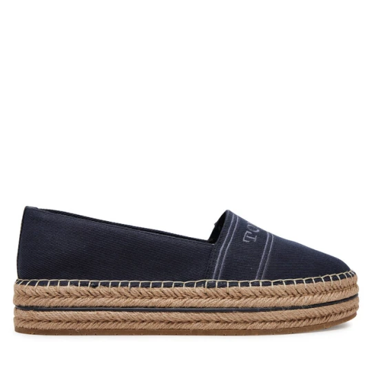 Zdjęcie produktu Espadryle Tommy Hilfiger Denim Platform Espadrille FW0FW08543 Granatowy