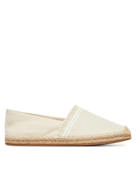 Zdjęcie produktu Espadryle Tommy Hilfiger Fringe Canvas Closed Espadrille FW0FW08881 Beżowy