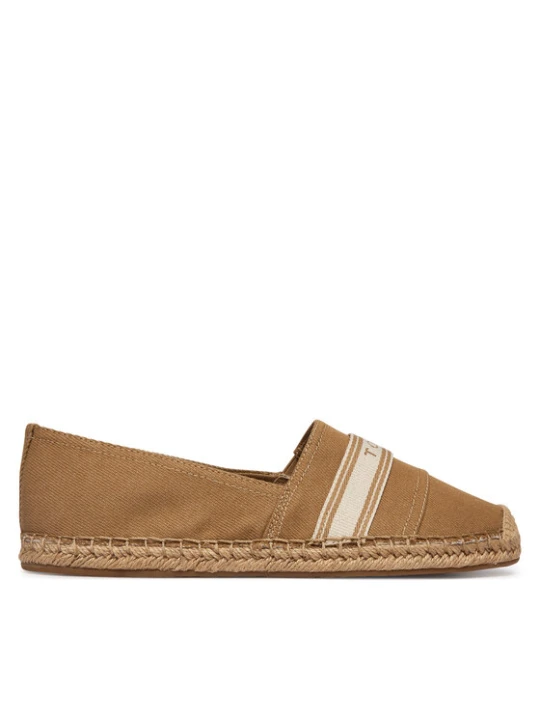 Zdjęcie produktu Espadryle Tommy Hilfiger Hilfiger Webbing Espadrille FW0FW09334 Brązowy